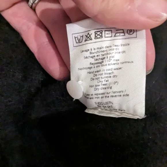 Sezane Black Cardigan Sweater - Picture 7 of 8